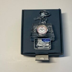 Marquis Crystal Clock titled Peanuts Flying Ace.